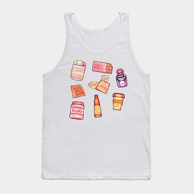 Fanfic Tropes Pack Tank Top by VelvepeachShop